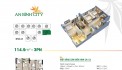 Căn hộ diện tích thông thủy 114 m2, 3 phòng ngủ, 2 wc, 2 lo gia, tầng trung, gần công viên hồ điều hòa. Căn hộ đã được trang bị full nội thât cao cấp.